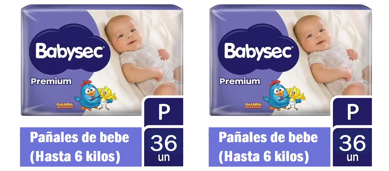 Babysec premium P x 72 unidades
